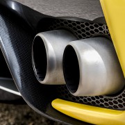 A picture of a stainless steel exhaust